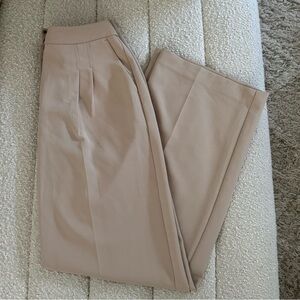 Express High Rise Pleated Trouser